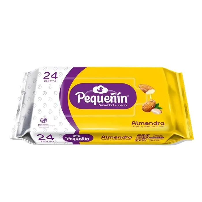 Pañitos Húmedos Pequeñin Almendra X 24Und