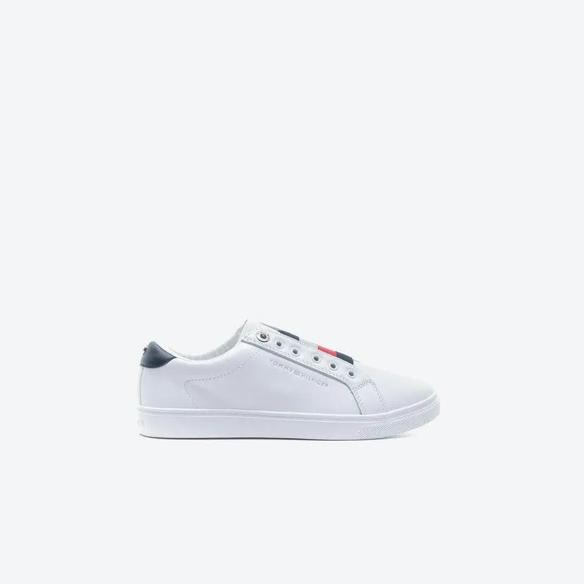 Tenis Casuales Mujer Tommy Shoes Td1o Blanco