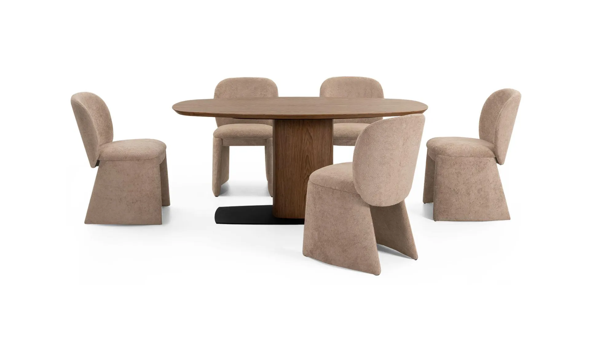 Mesa Comedor Niza + 6 Sillas Loai