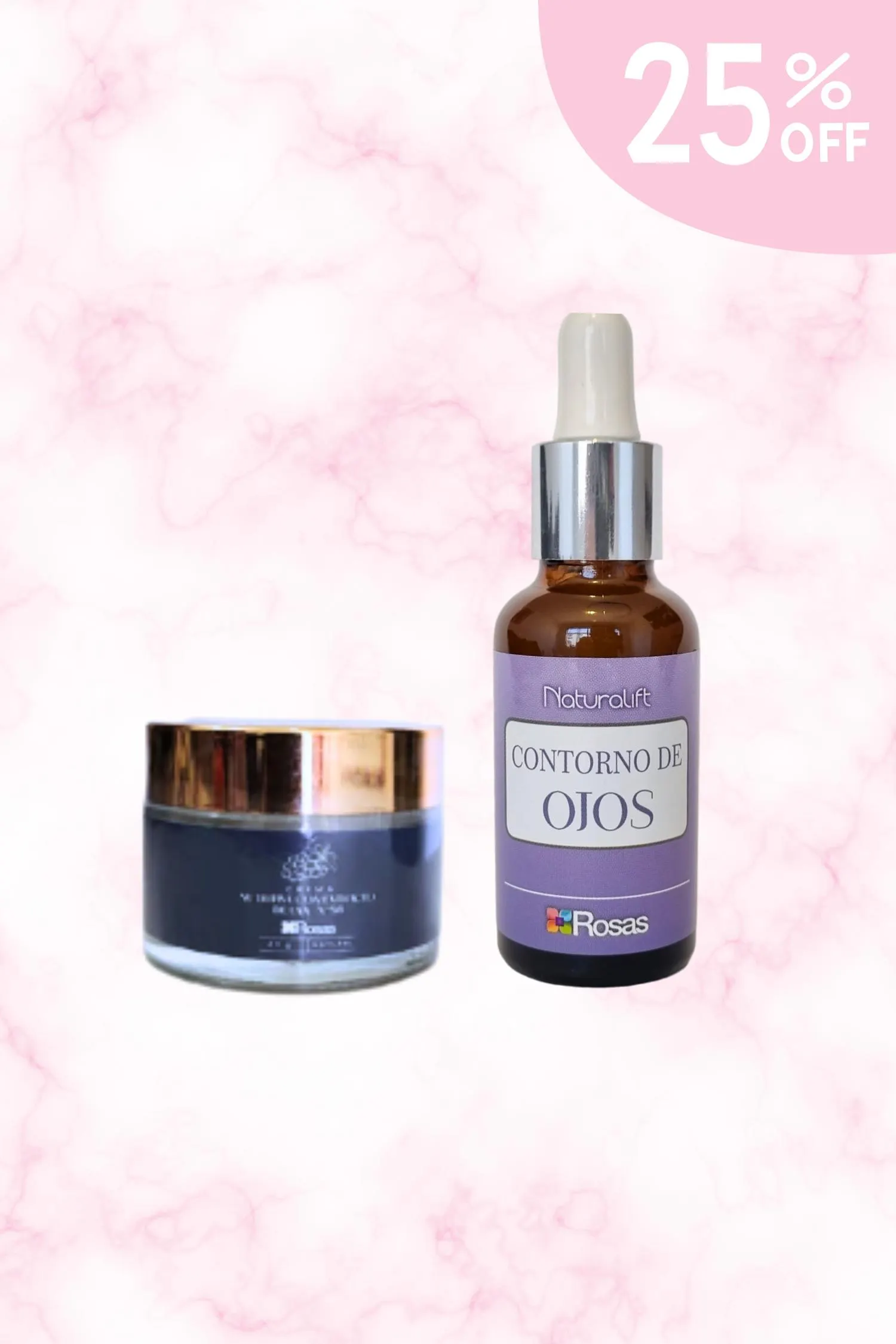 Combo 1: Crema nutritiva de uva + Contorno de ojos