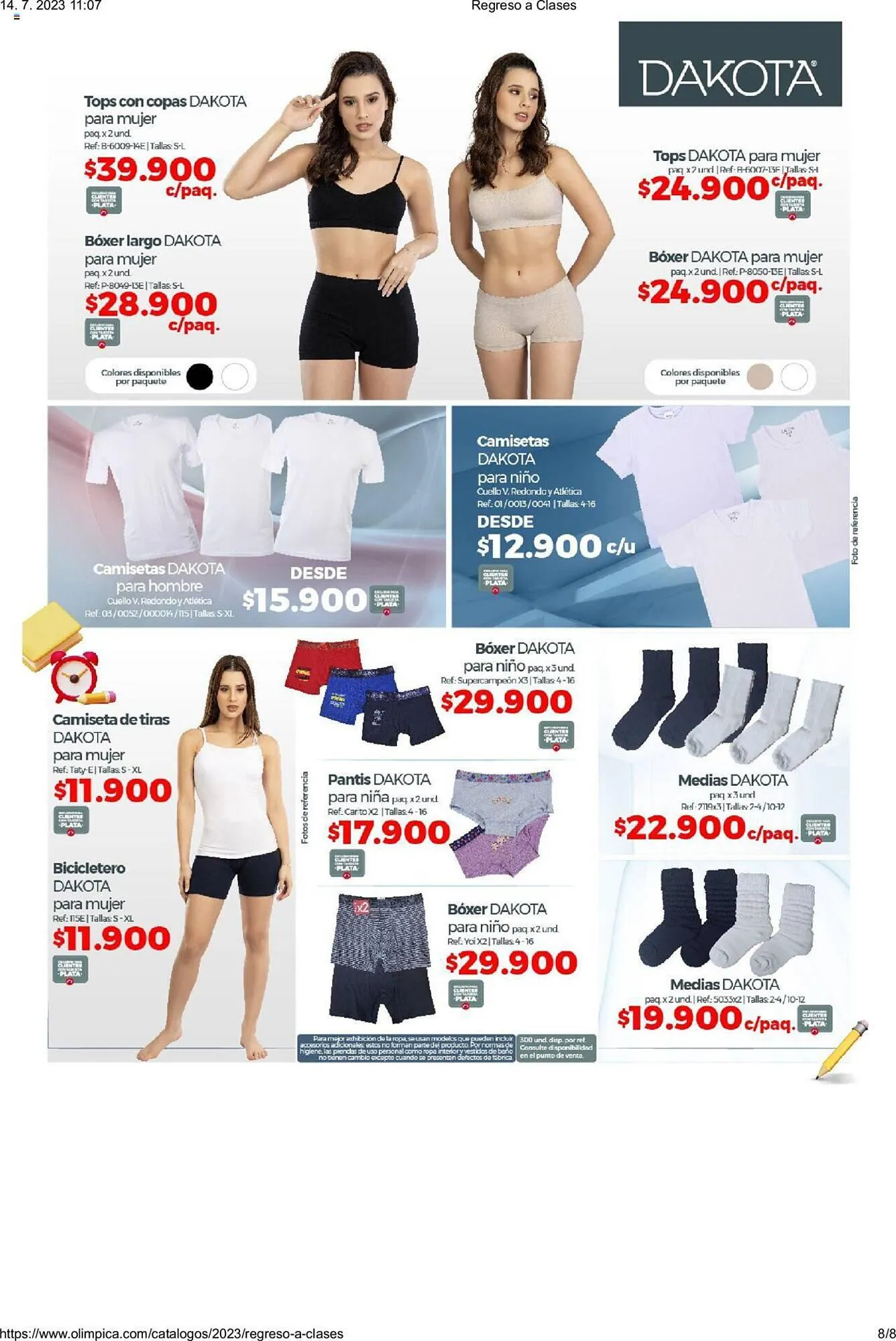 Catalogo de Catálogo Olímpica 14 de julio al 15 de agosto 2023 - Pag 8