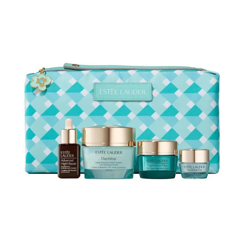 Set Hidratante facial Daywear Moisture Value Estee Lauder incluye 4 productos