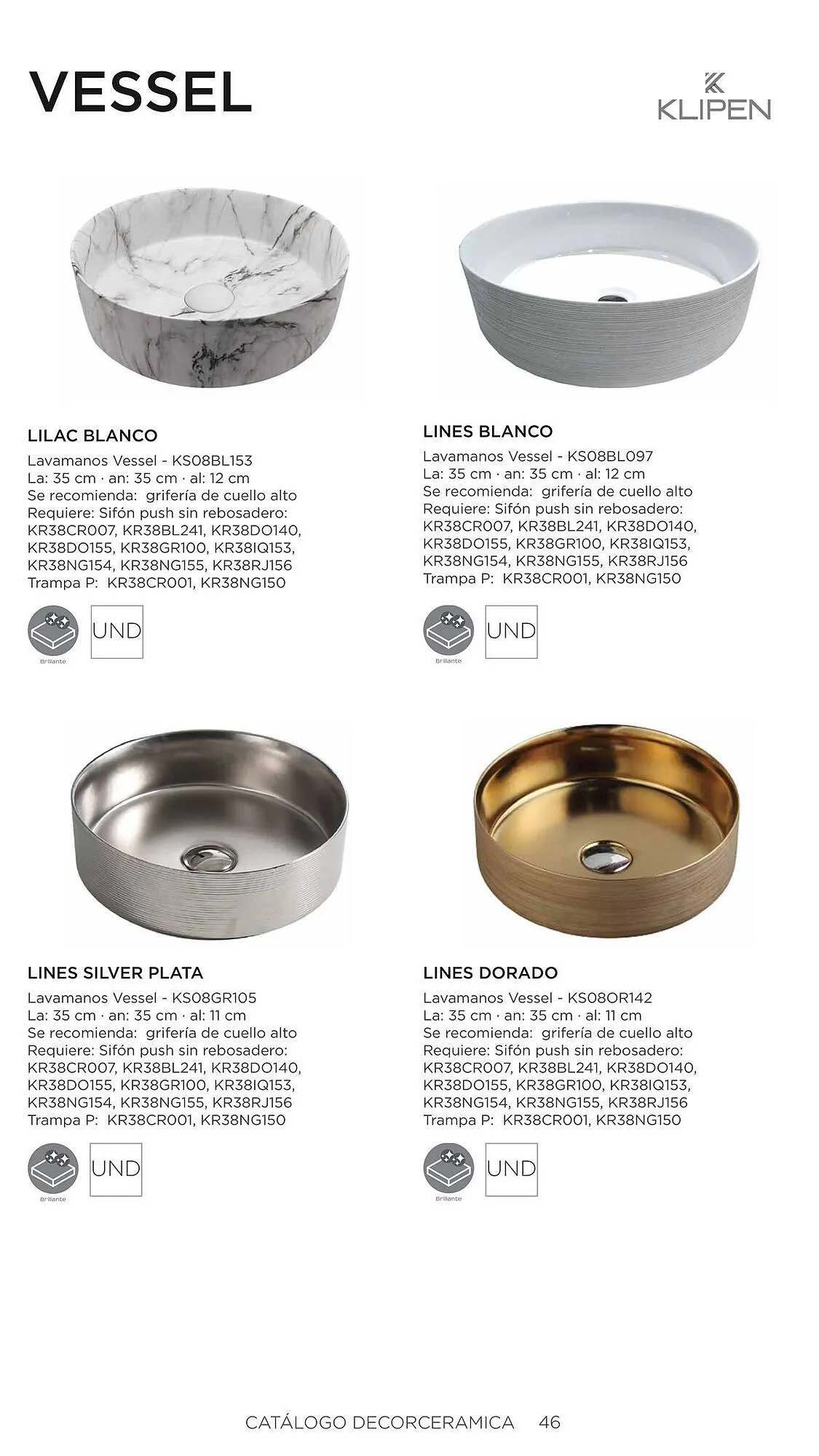 Catalogo de Catálogo Decorceramica 6 de noviembre al 6 de mayo 2025 - Pag 46