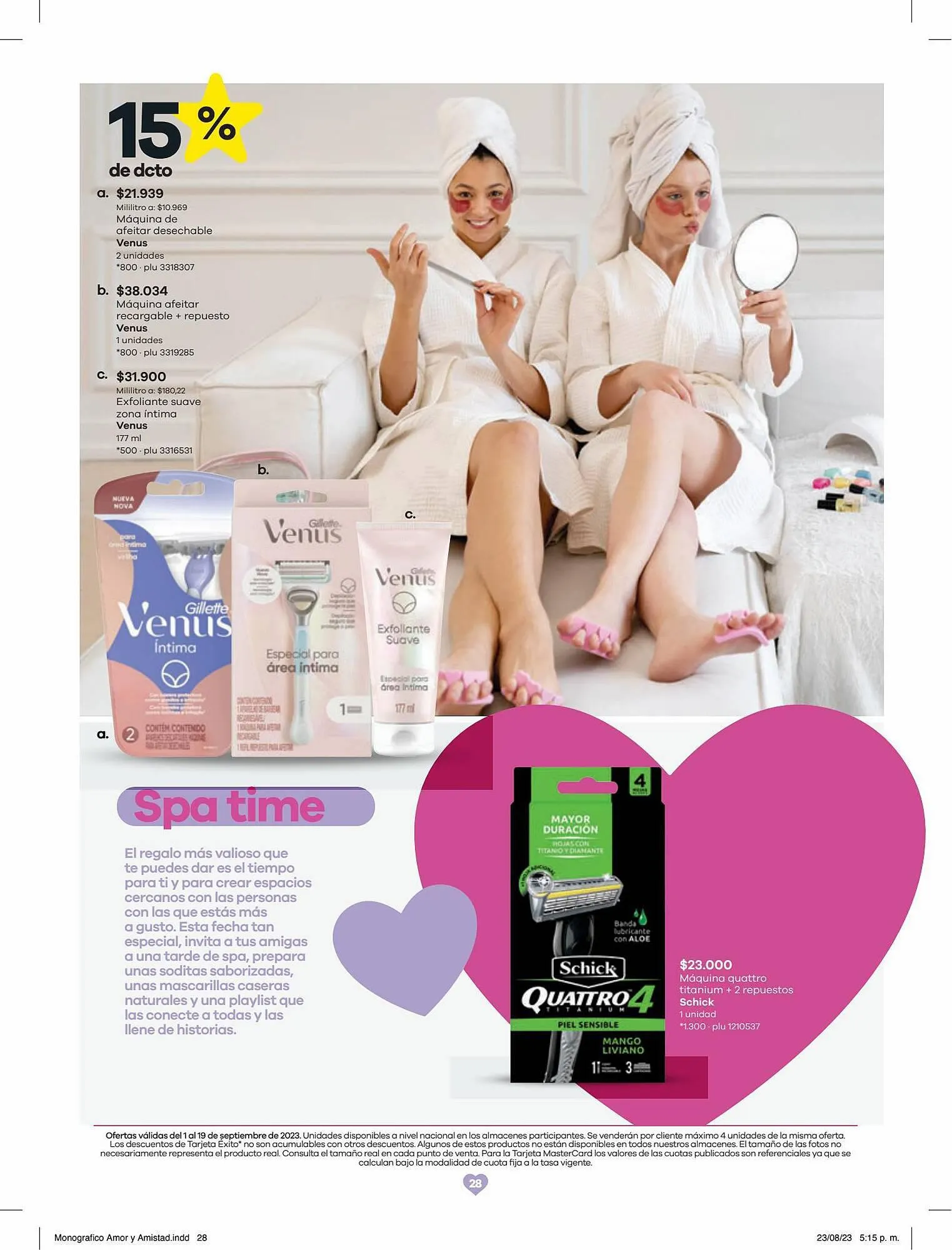 Catalogo de Catálogo Éxito 1 de septiembre al 19 de septiembre 2023 - Pag 28