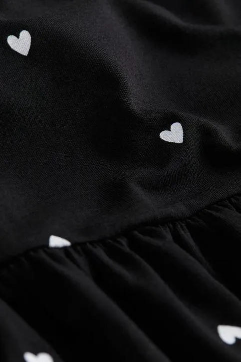 Vestido estampado de algodón