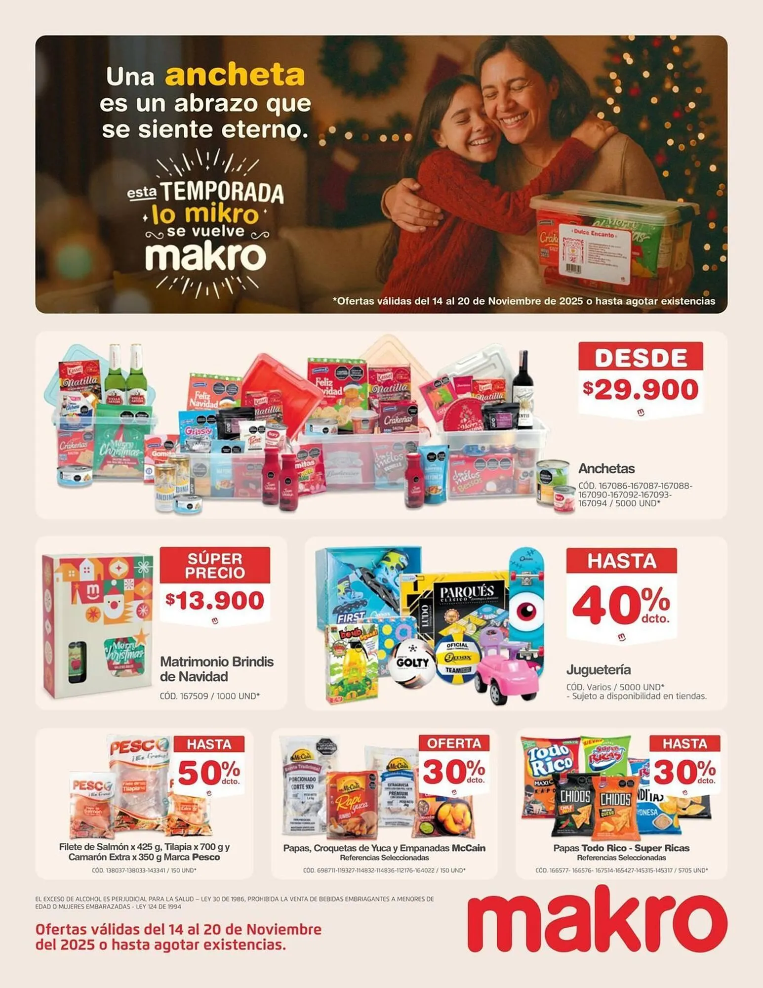 Catalogo de Catálogo Makro 14 de noviembre al 20 de noviembre 2025 - Pag 1