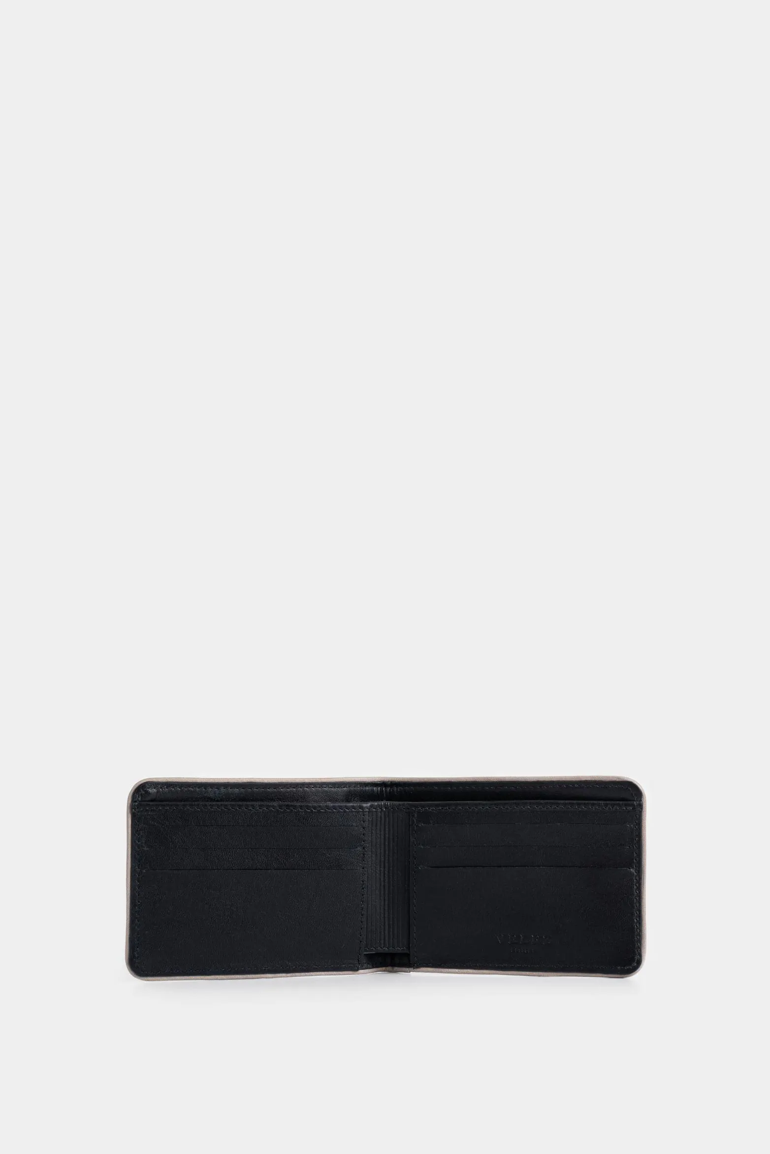 Billetera Pegasus de cuero para hombre detalle contraste