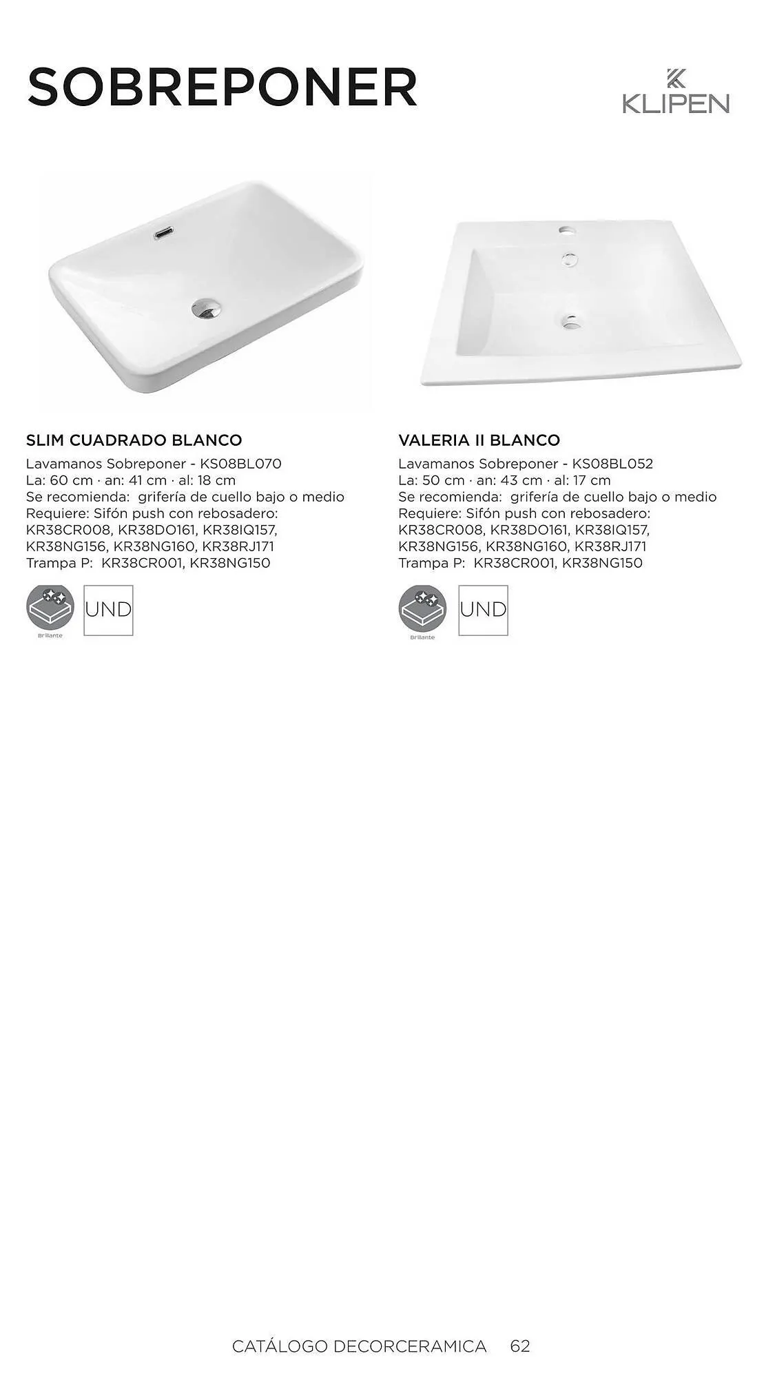 Catalogo de Catálogo Decorceramica 6 de noviembre al 6 de mayo 2025 - Pag 62