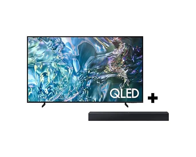 Televisor Smart 65” QLED Q60D + Barra de Sonido HW-C400/ZL