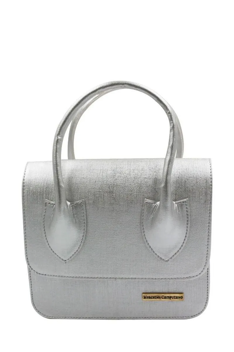 Cartera Plateado para mujer Clematis