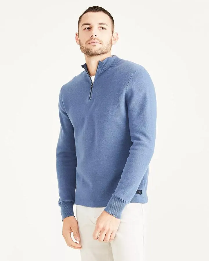 Suéteres Dockers 1/4 Zip,Regular Fit Hombre Azules | SIDNJ4793