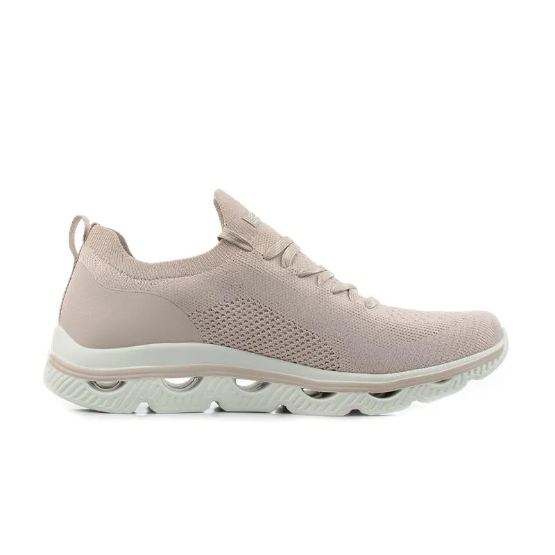 Zapatilla Skechers Casual Dama Bobs Squad 3 Palo de Rosa