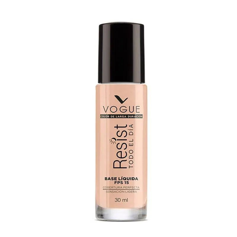 Base Liquida Vogue Resist Petalo Frasco X 30 Ml