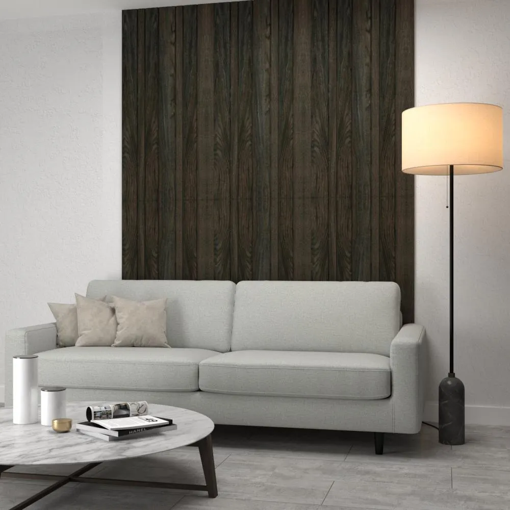 Panel Decorativo Ranurado, Grafito, para decorar tus espacios X2