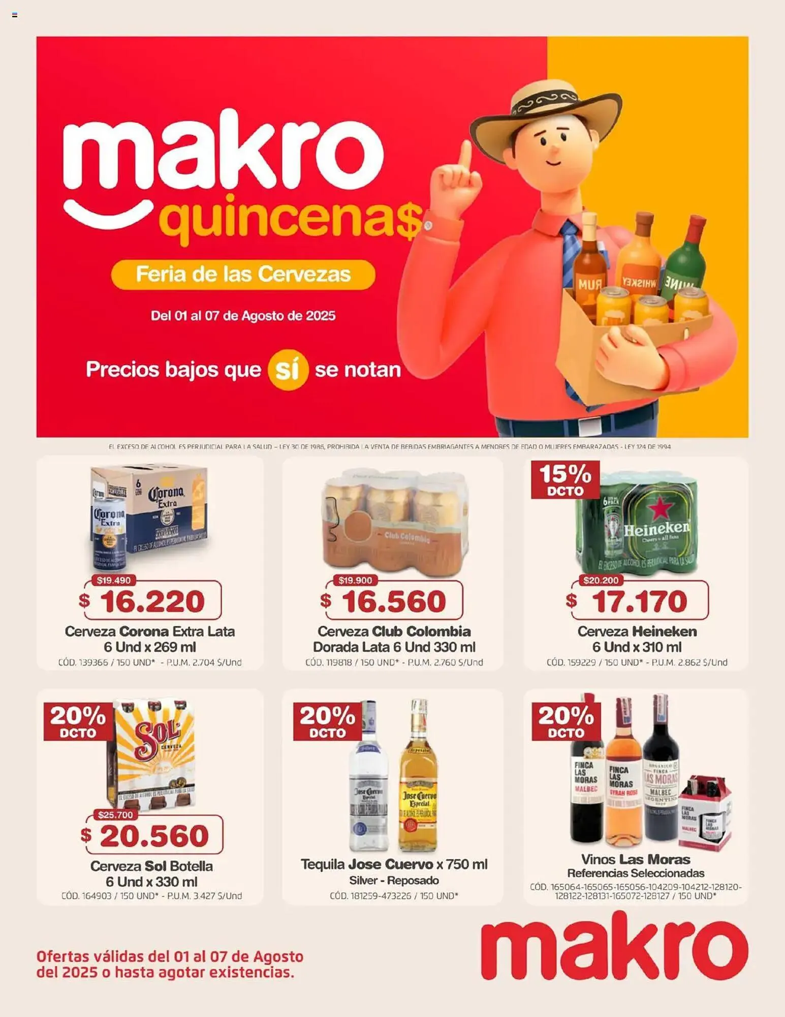 Catalogo de Catálogo Makro 1 de agosto al 8 de agosto 2025 - Pag 1