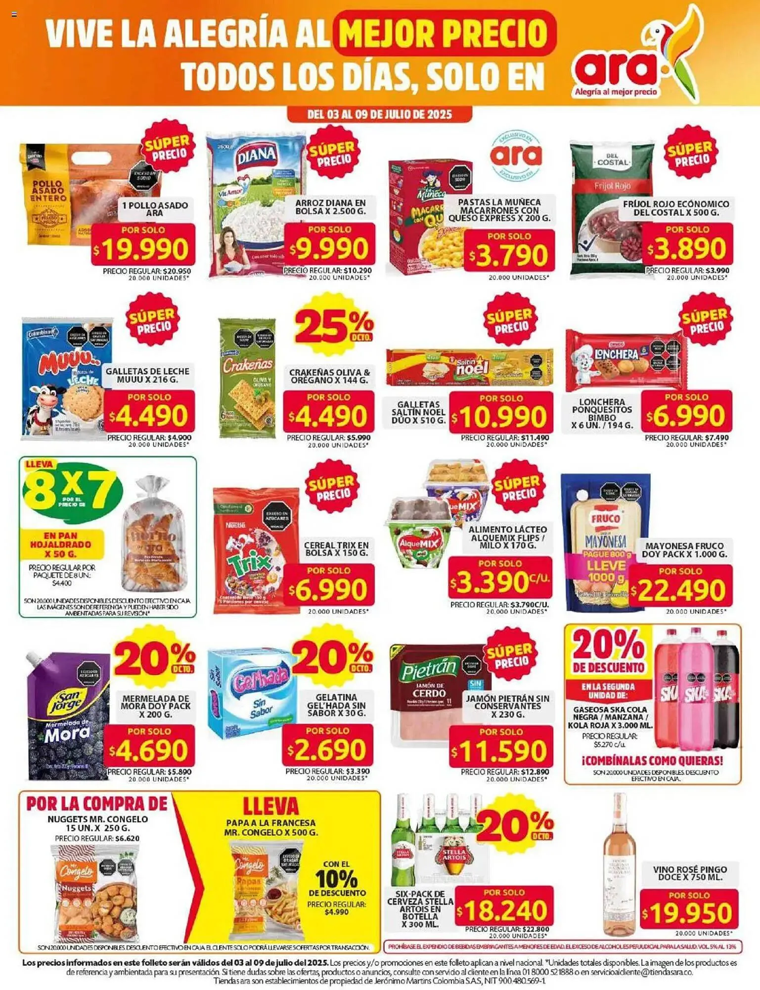 Catalogo de Catálogo Ara 3 de julio al 10 de julio 2025 - Pag 3