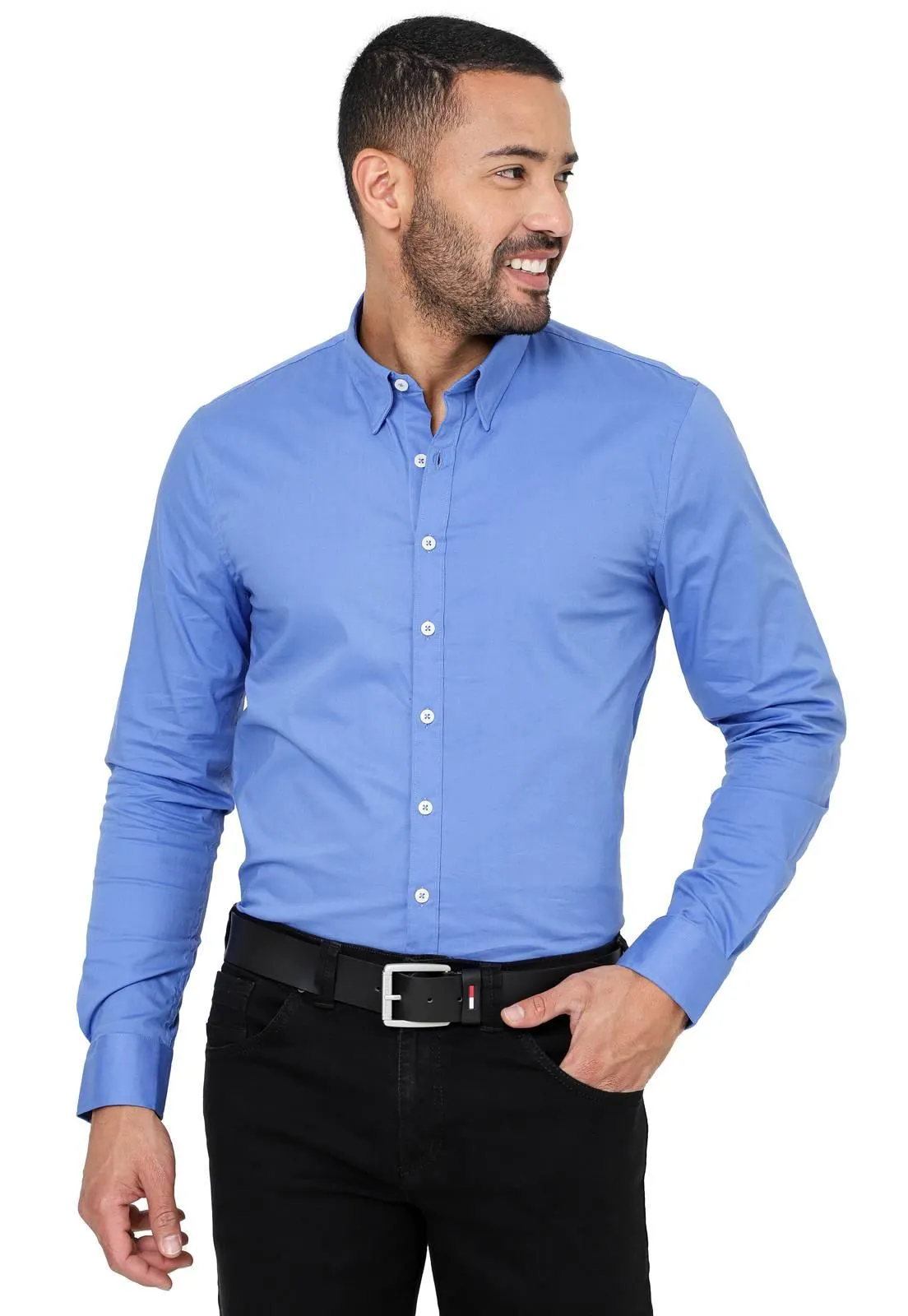 Camisa Unicolor Lec Lee para Hombre