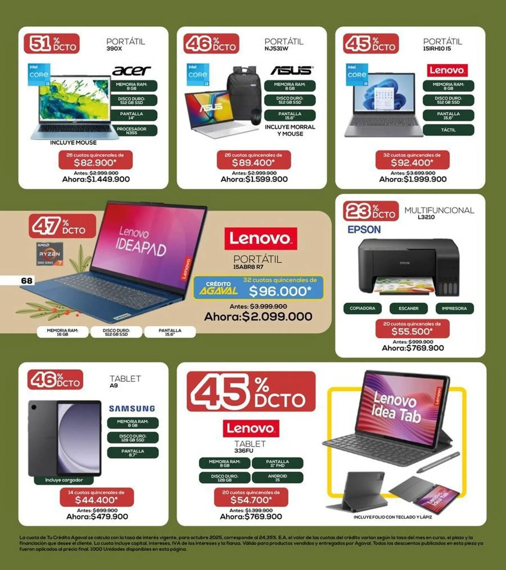 Catalogo de Catálogo Agaval 21 de noviembre al 31 de diciembre 2025 - Pag 68