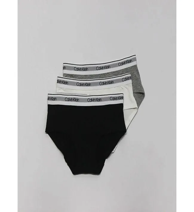 Panties 3 Piezas Niña Calvin Klein Multicolor