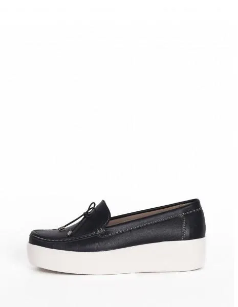 MOCASINES GLOVER NAPA NEGRO