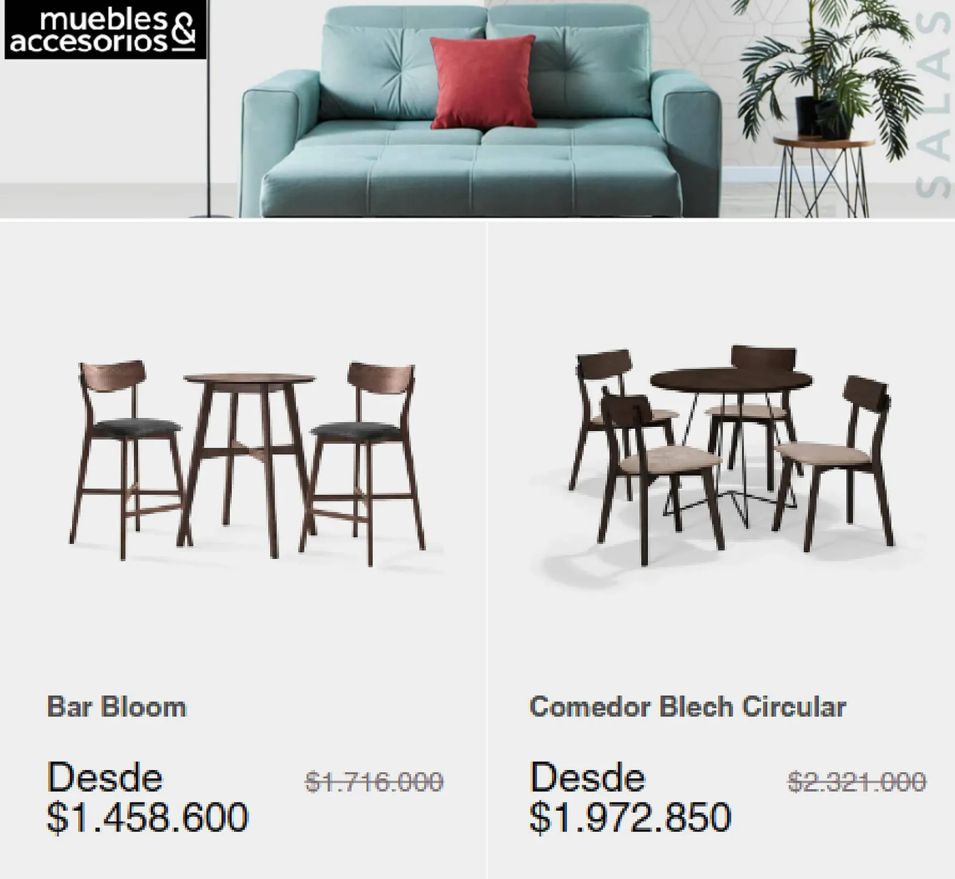 Catalogo de Catálogo Muebles & Accesorios 6 de septiembre al 30 de septiembre 2023 - Pag 3