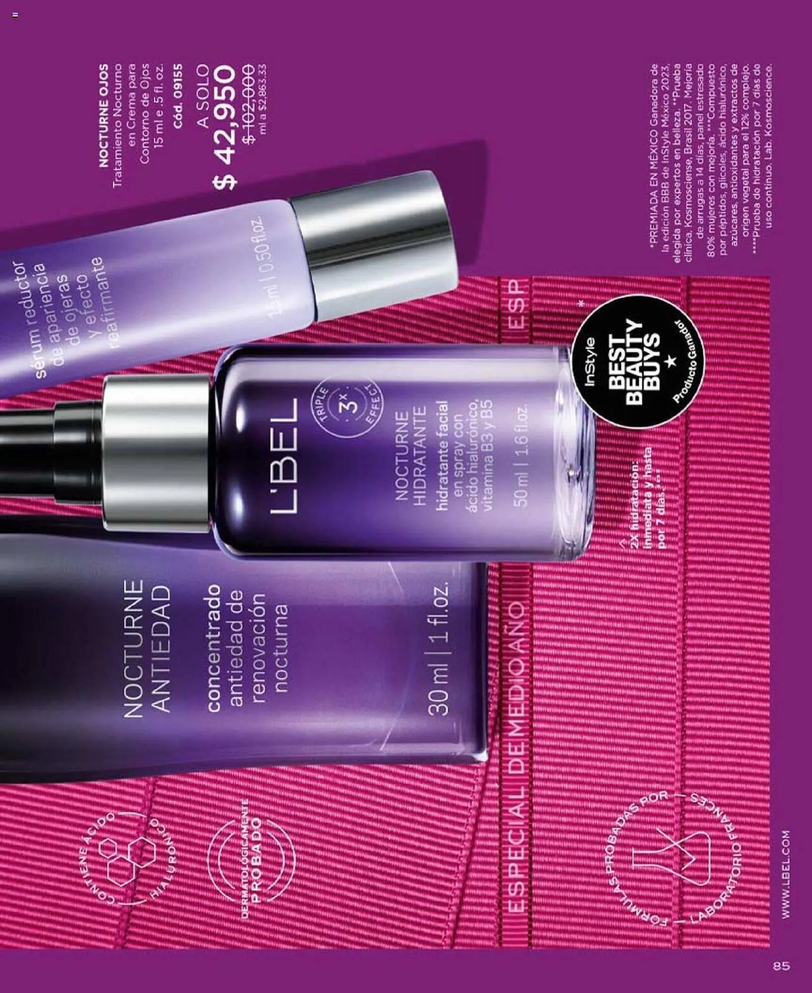 Catalogo de Catálogo L'bel 1 de agosto al 31 de agosto 2024 - Pag 85