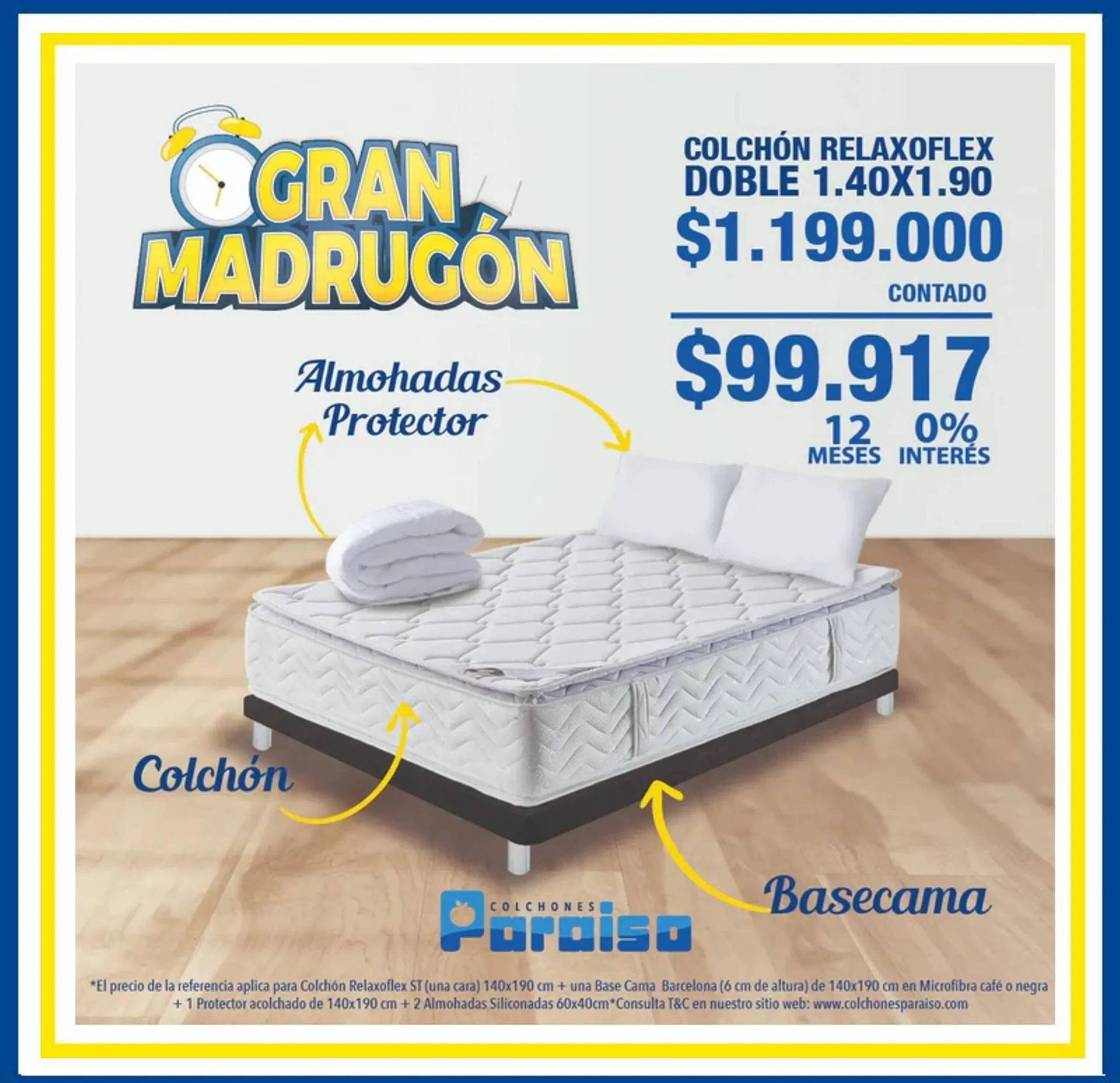 Catalogo de Catálogo Colchones Paraiso 8 de septiembre al 11 de septiembre 2023 - Pag 1