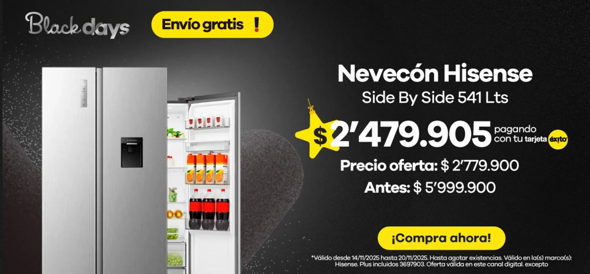 Catalogo de Catálogo Éxito 21 de noviembre al 29 de noviembre 2025 - Pag 4