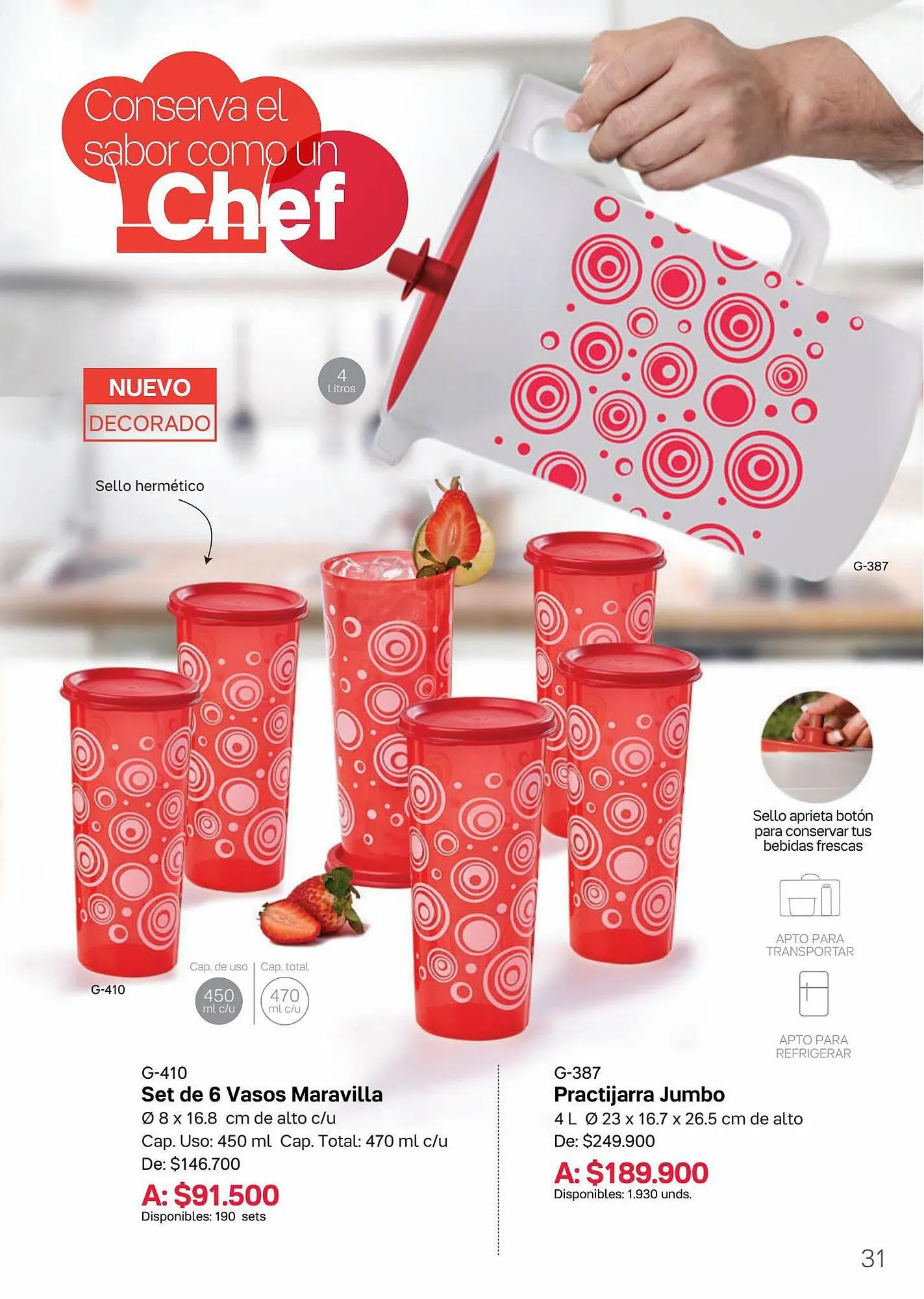 Catalogo de Catálogo Tupperware 8 de septiembre al 5 de octubre 2023 - Pag 31