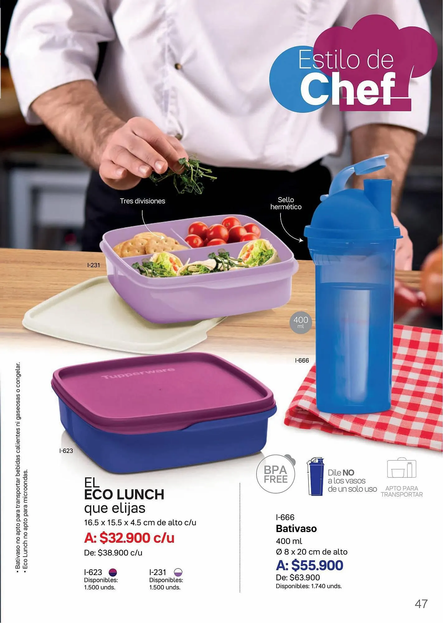 Catalogo de Catálogo Tupperware 8 de septiembre al 5 de octubre 2023 - Pag 47