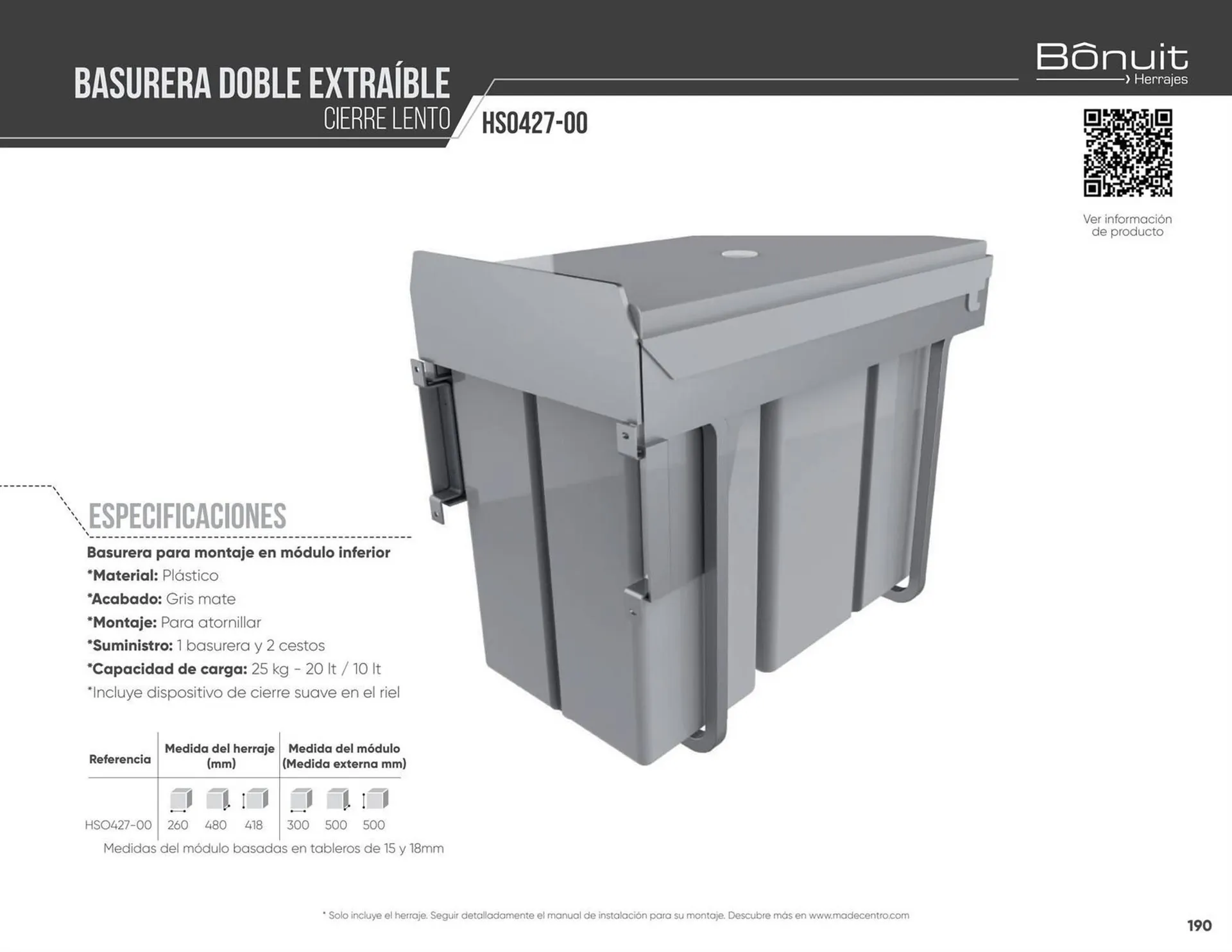Catalogo de Catálogo Madecentro 14 de septiembre al 31 de diciembre 2024 - Pag 188