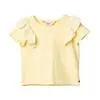 Camiseta manga corta amarilla para bebé niña