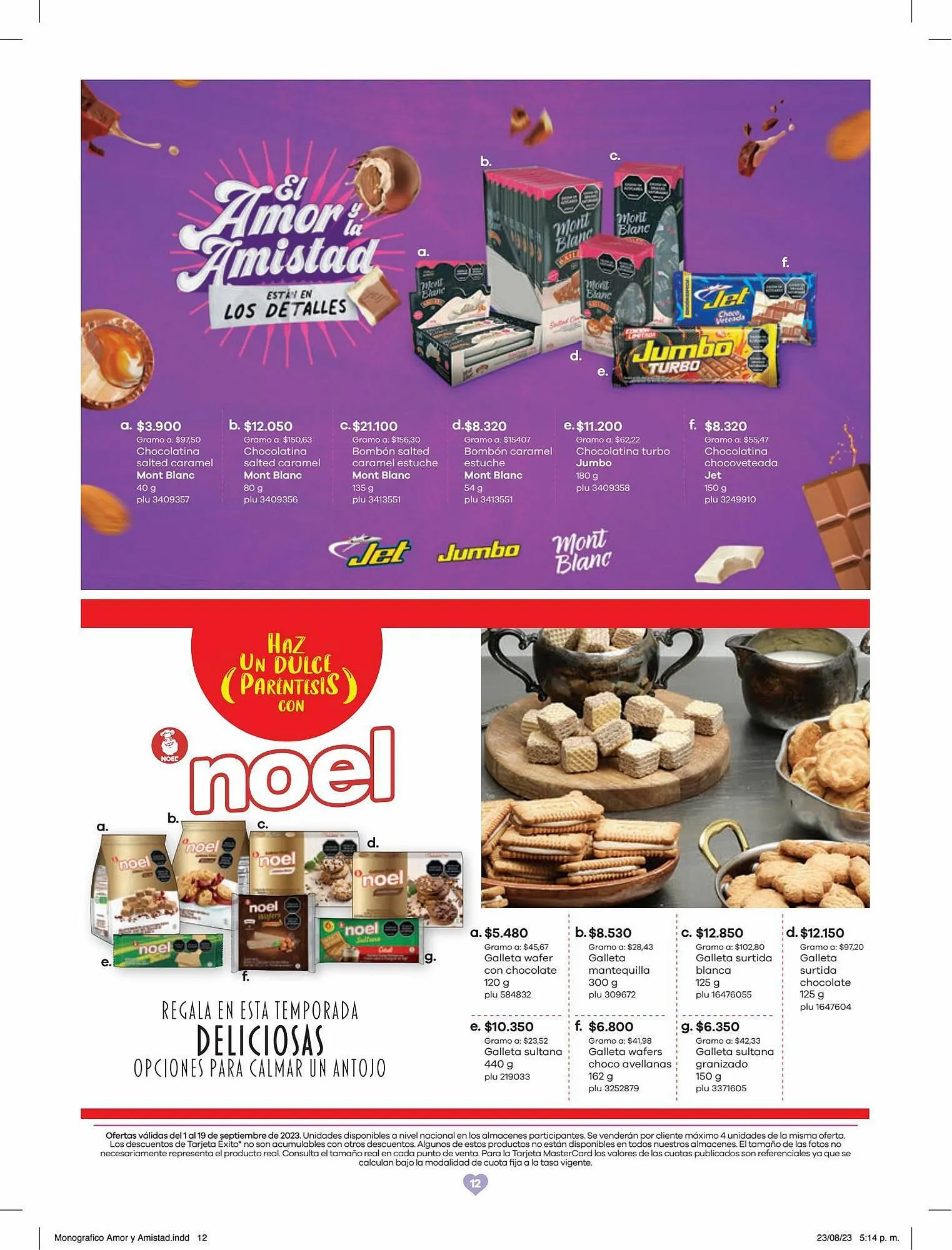 Catalogo de Catálogo Éxito 1 de septiembre al 19 de septiembre 2023 - Pag 12