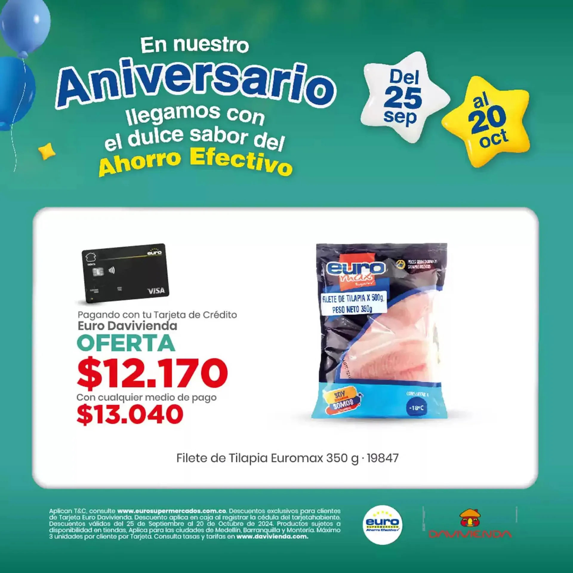 Catalogo de Catálogo Euro Supermercados 14 de octubre al 28 de octubre 2024 - Pag 2