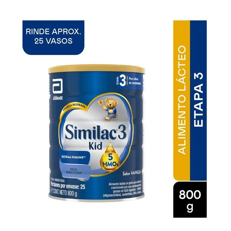 Alimento Lacteo Similac 3 Lata X 800 Gr