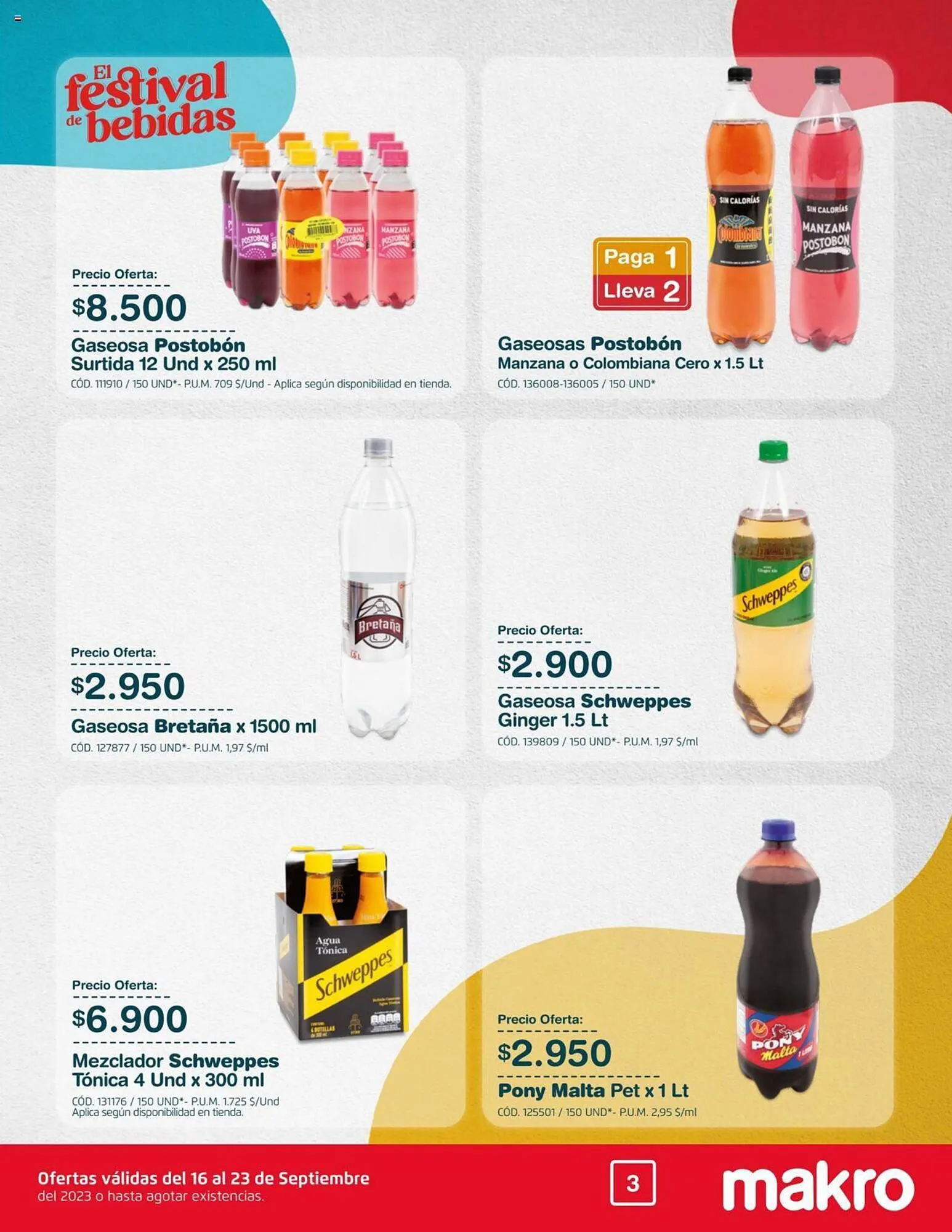 Catalogo de Catálogo Makro 16 de septiembre al 23 de septiembre 2023 - Pag 3