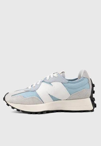 Tenis Lifestyle Azul Claro-Blanco-Gris new balance 327