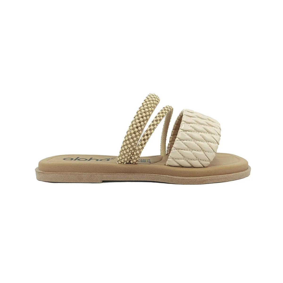 SANDALIAS BEIGE ALOHA MUJER