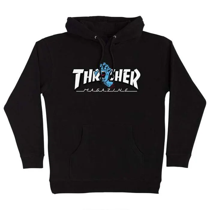 Buso Santa Cruz x Thrasher Screaming Logo Black