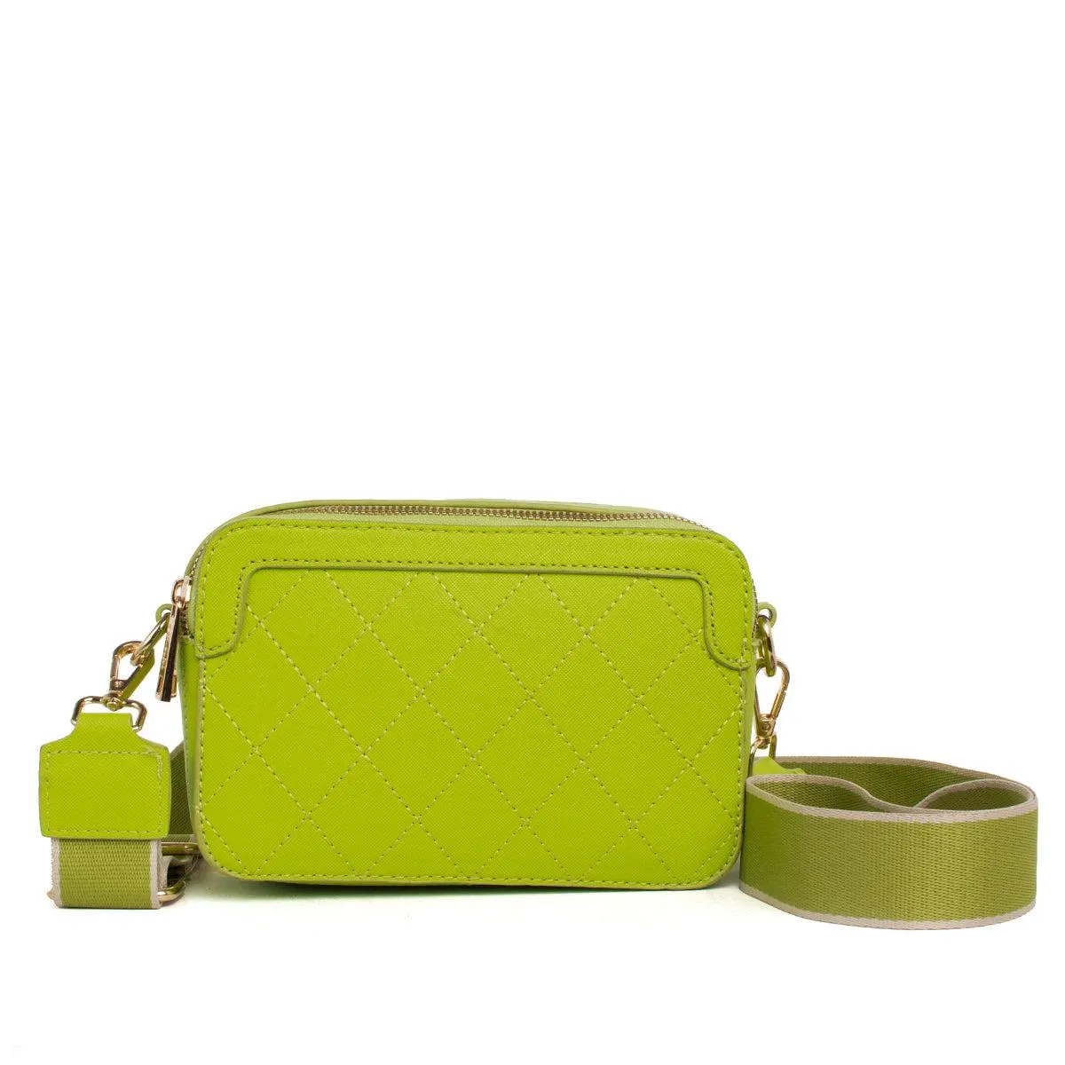 Bolso tipo bandolera color verde, para dama