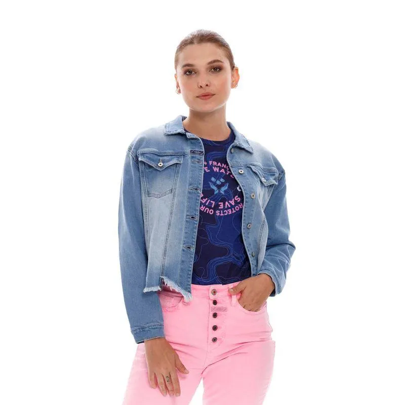 Chaqueta Denim Para Mujer Girbaud