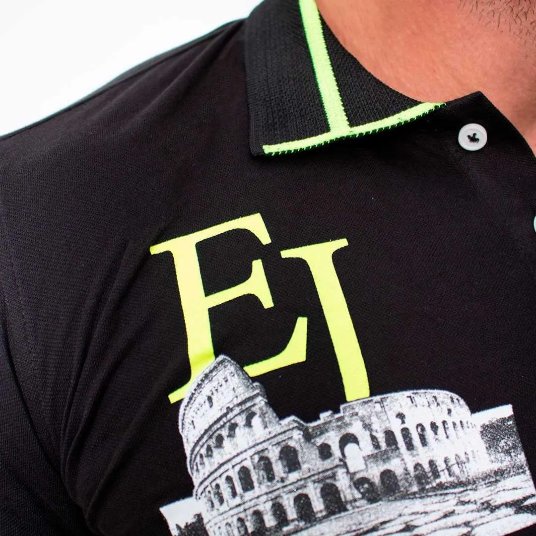 Polo rib fluor coliseo