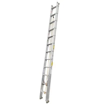 Escalera Certificada de Extension en Aluminio 24 Pasos 4.0 a 8mt Resistencia 136kg