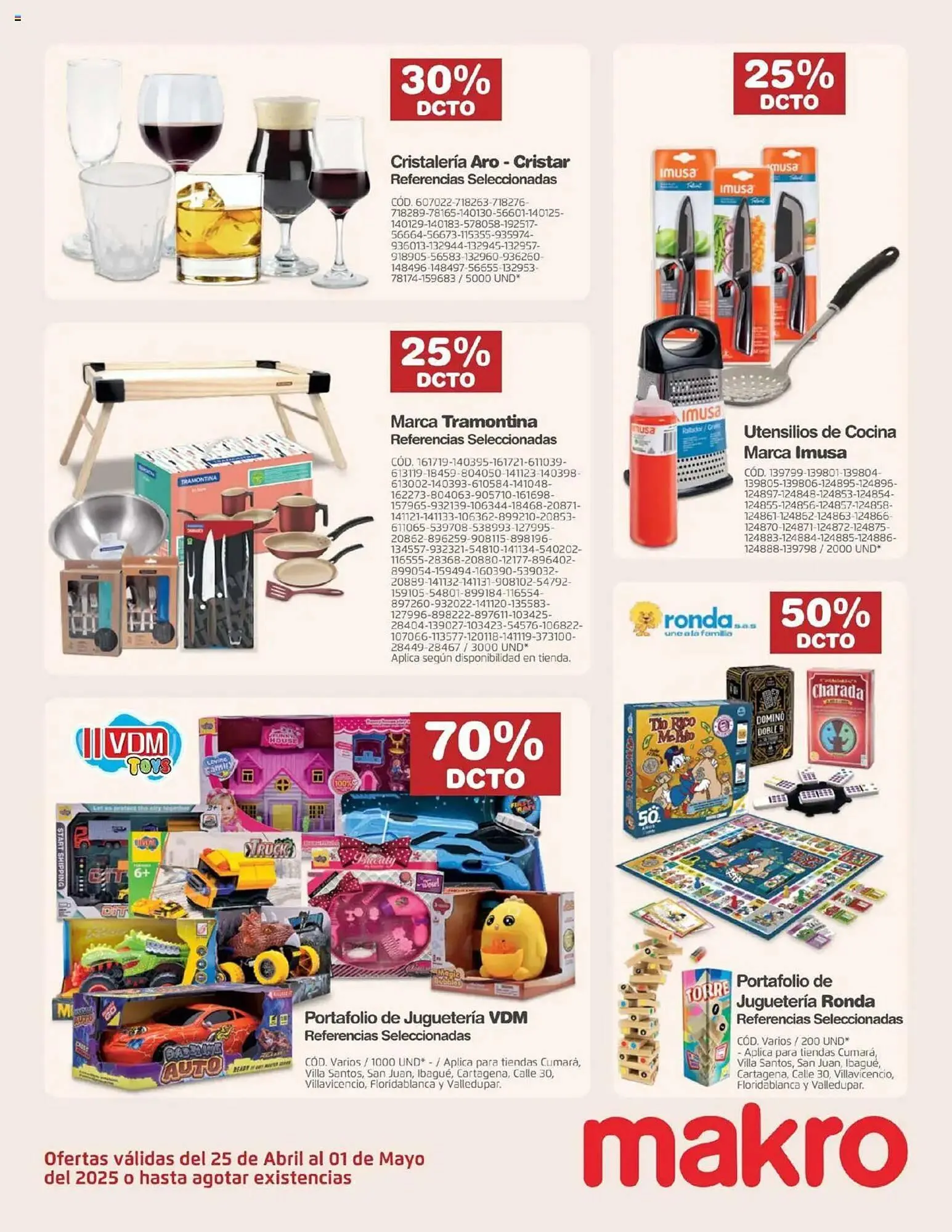 Catalogo de Catálogo Makro 25 de abril al 1 de mayo 2025 - Pag 63