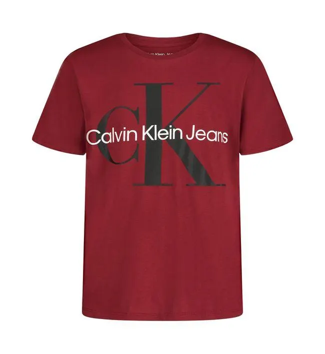 Camiseta Rojo Para Niño Con Logo