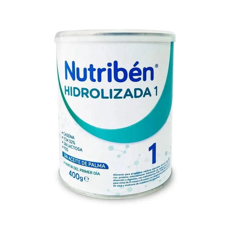 Formula Infantil Nutriben Hidrolizada 1 Lata X 400 Gr