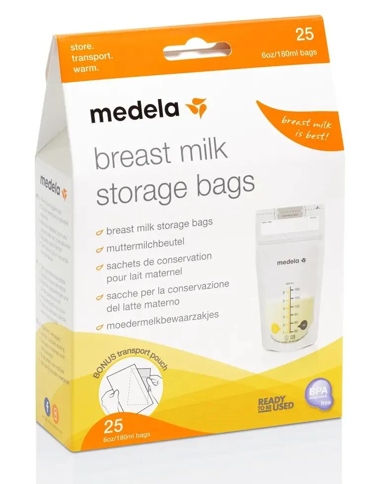 BOLSA PARA RECOLECCION DE LECHE MATERNA X25UND