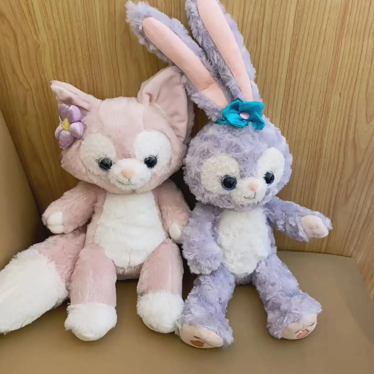 Juguetes de Peluche de Disney, figuras de Anime, Duff y Friends, zorro, conejo