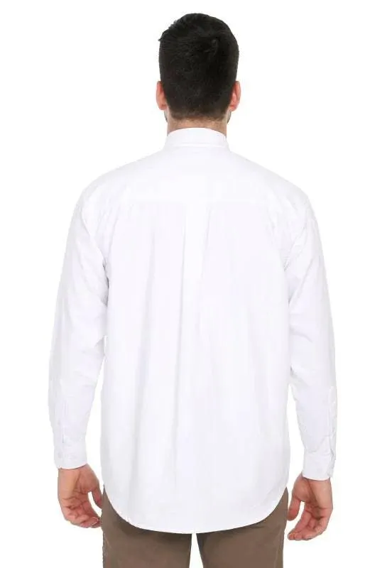 Camisa Manga Larga Lec Lee para Hombre - Blanca