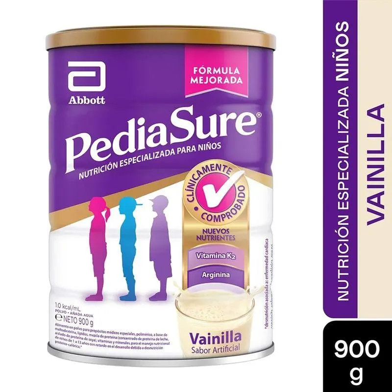 Pediasure Polvo Vainilla Tarro X 900 Gr